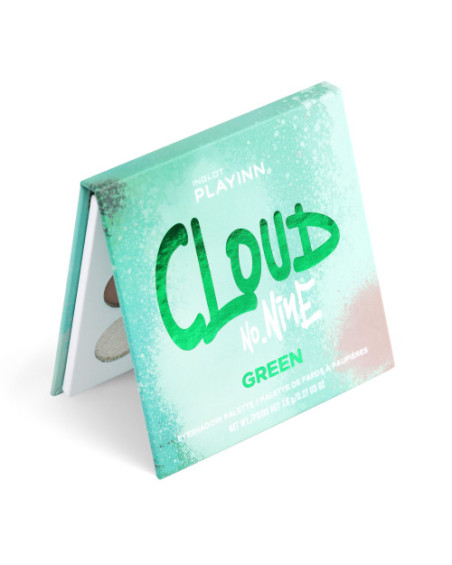 Палитра теней INGLOT PLAYINN CLOUD NO. NINE GREEN