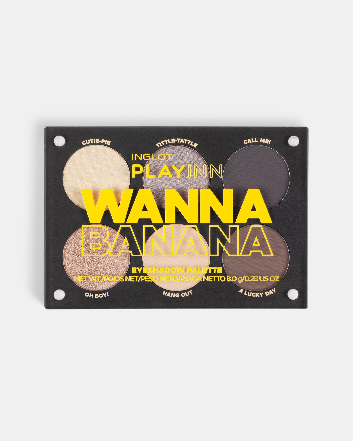 Палетка для макияжа INGLOT PLAYINN Wanna Banana Eye Shadow Palette