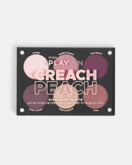 Paletă pentru machiaj INGLOT PLAYINN Creach Peach Eye Shadow Palette