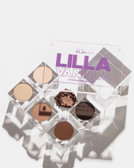 Paletă pentru machiaj INGLOT PLAYINN Lilla Vanilla Eye Shadow Palette