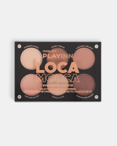 Палетка для макияжа INGLOT PLAYINN Loca Mocca Eyeshadow Palette