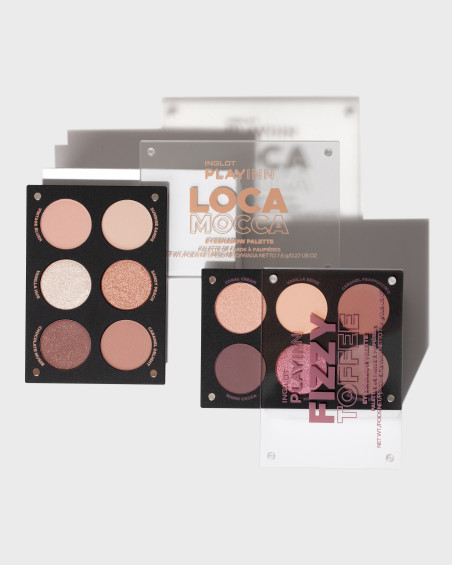 Палетка для макияжа INGLOT PLAYINN Fizzy Toffee Eyeshadow Palette