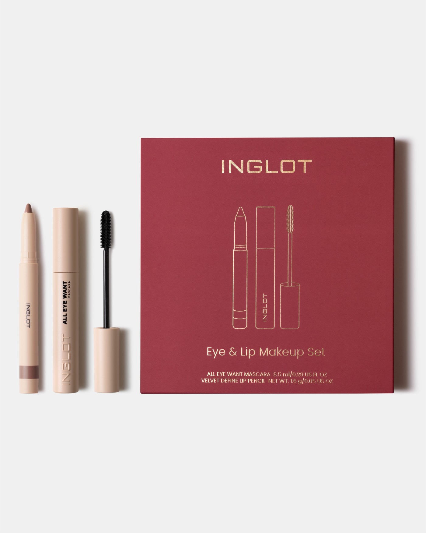 Faceți clic pentru a mări Set de machiaj Inglot Eye & Lip Makeup Set