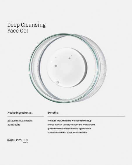 Gel de curățare pentru față Inglot Lab Deep Cleansing Face Gel