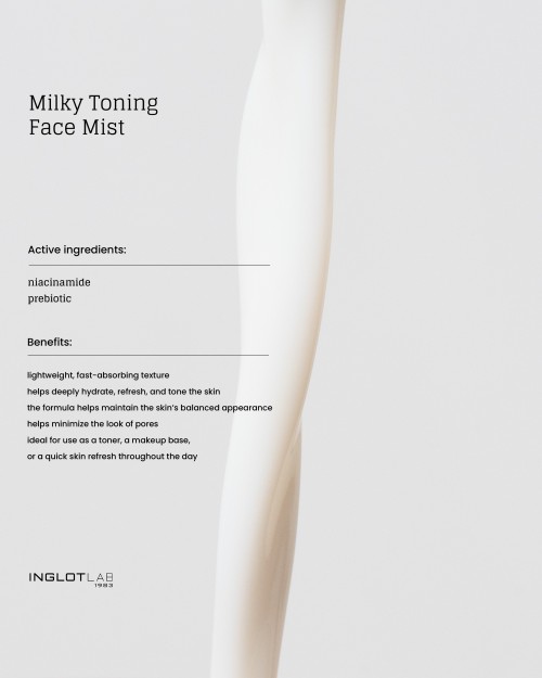 Молочный тонизирующий мист для лица Inglot Lab Milky Toning Face Mist Молочный тонизирующий мист для лица Inglot Lab Milky Toning Face Mist