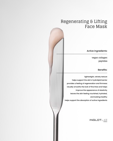 Mască de față Inglot Lab Regenerating & Lifting Face Mask
