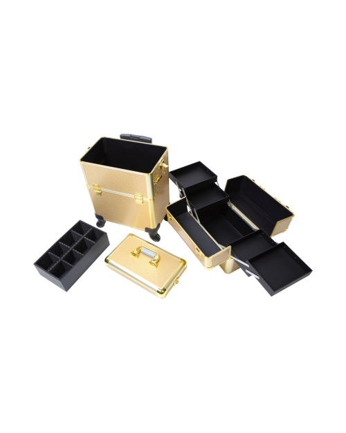 Kosmetikkoffer Gold (KC-TR002)