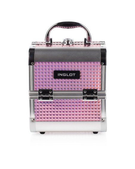 Kosmetikkoffer Ice Cube Mini Holographic Pink (MB152M K105-9H)