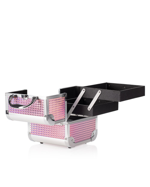 Kosmetikkoffer Ice Cube Mini Holographic Pink (MB152M K105-9H) Kosmetikkoffer Ice Cube Mini Holographic Pink (MB152M K105-9H)