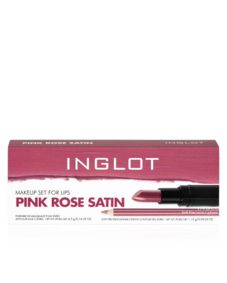 Lippen-Make-up Set PINK ROSE SATIN