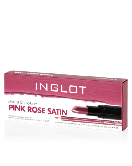 Lippen-Make-up Set PINK ROSE SATIN