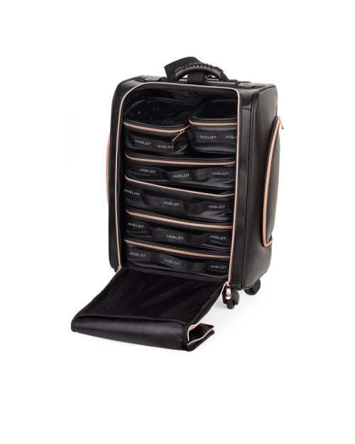 Kufer kosmetyczny na kółkach BLACK & ROSE GOLD (KC-P46S) Kufer kosmetyczny na kółkach BLACK & ROSE GOLD (KC-P46S)